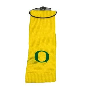 NWT LITTLE EARTH U of O Oregon Ducks Yellow Waffle Scarf -‎ OSFM